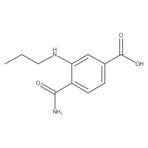 4-(Aminocarbonyl)-3-(propylamino)benzoic acid Structure