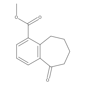 methyl 5-oxo-6,7,8,9-tetrahydro-5H-benzo[7]annulene-1-carboxylate Structure