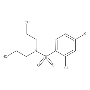 [(2,4-Dichlorophenyl)sulfonyl]bis(2-hydroxyethyl)amine Structure