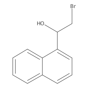 (1S)-2-bromo-1-(1-naphthyl)ethanol Structure