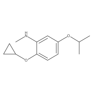 2-Cyclopropoxy-5-isopropoxy-N-methylaniline结构式