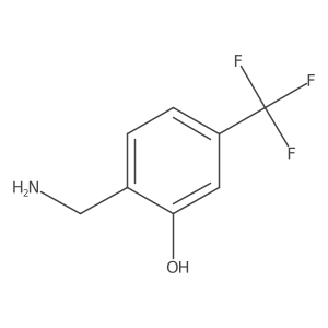 2-(Aminomethyl)-5-(trifluoromethyl)phenol Structure