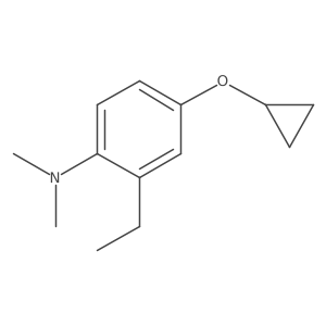 4-Cyclopropoxy-2-ethyl-N,N-dimethylaniline Structure