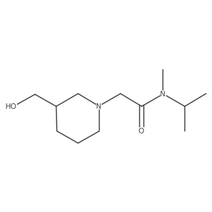 3-(Hydroxymethyl)-N-methyl-N-(1-methylethyl)-1-piperidineacetamide Structure