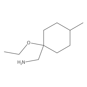 (1-Ethoxy-4-methylcyclohexyl)methanamine结构式