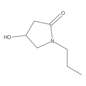 4-Hydroxy-1-propyl-2-pyrrolidinone结构式
