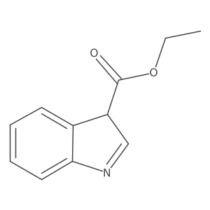 Ethyl 3H-indole-3-carboxylate结构式