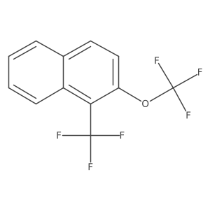 2-(Trifluoromethoxy)-1-(trifluoromethyl)naphthalene结构式