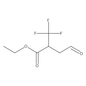 2-(Trifluoromethyl)-4-oxobutanoic acid ethyl ester结构式