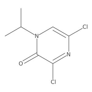 3,5-Dichloro-1-isopropylpyrazin-2(1H)-one结构式