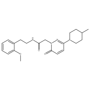 N-[2-(2-methoxyphenyl)ethyl]-2-[3-(4-methylpiperidin-1-yl)-6-oxopyridazin-1(6H)-yl]acetamide Structure
