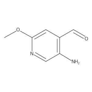 5-Amino-2-methoxyisonicotinaldehyde结构式