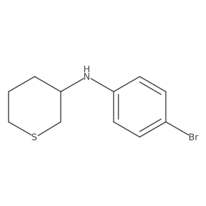 N-(4-bromophenyl)thian-3-amine Structure