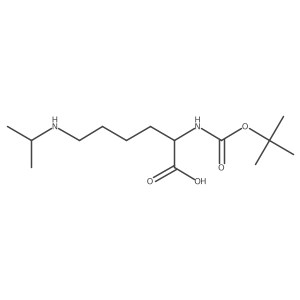 Na-Boc-Ne-isopropyl-L-lysine Structure