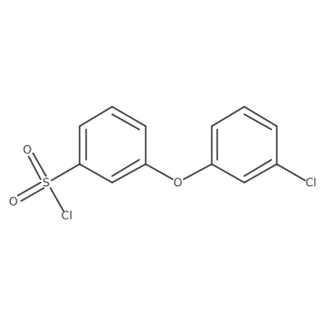3-(3-Chlorophenoxy)benzenesulfonyl chloride结构式