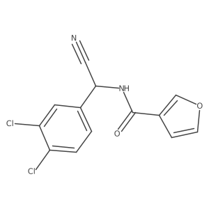 N-[cyano(3,4-dichlorophenyl)methyl]furan-3-carboxamide结构式