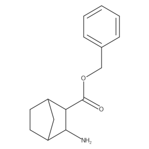 Benzyl 3-aminobicyclo[2.2.1]heptane-2-carboxylate Structure