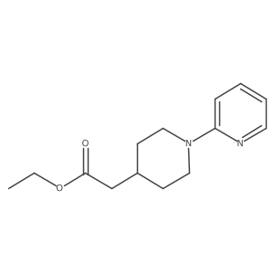 Ethyl 2-(1-(pyridin-2-yl)piperidin-4-yl)acetate Structure