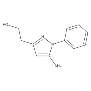 5-Amino-1-phenyl-1H-pyrazole-3-ethanol Structure
