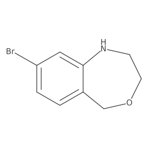 8-Bromo-1,2,3,5-tetrahydro-4,1-benzoxazepine Structure