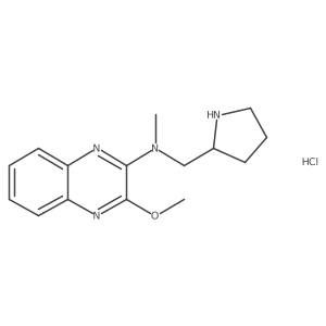 3-methoxy-N-methyl-N-(pyrrolidin-2-ylmethyl)quinoxalin-2-amine hydrochloride Structure