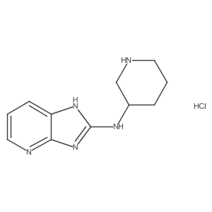(R)-N-(piperidin-3-yl)-3H-imidazo[4,5-b]pyridin-2-amine hydrochloride Structure