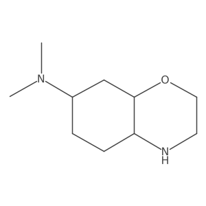 N,N-dimethyl-octahydro-2H-1,4-benzoxazin-7-amine结构式