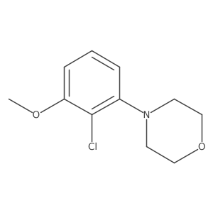 4-(2-Chloro-3-methoxyphenyl)morpholine结构式