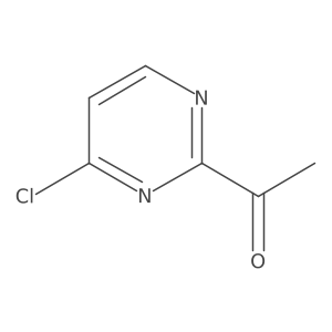 2-Acetyl-4-chloropyrimidine Structure