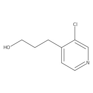 3-(3-Chloropyridin-4-yl)propan-1-ol结构式