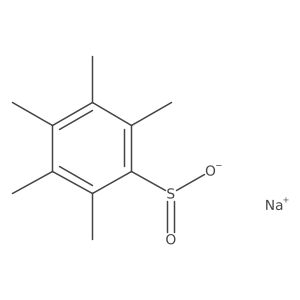Sodium pentamethylbenzene-1-sulfinate Structure
