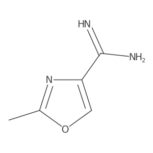 2-Methyl-1,3-oxazole-4-carboximidamide结构式