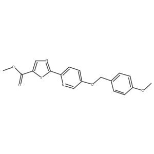 Methyl 2-(5-(4-methoxybenzyloxy)pyridin-2-yl)thiazole-5-carboxylate Structure