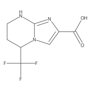 5-(Trifluoromethyl)-5H,6H,7H,8H-imidazo[1,2-a]pyrimidine-2-carboxylic acid结构式