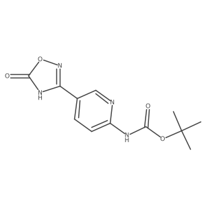 Tert-butyl 5-(2,5-dihydro-5-oxo-1,2,4-oxadiazol-3-yl)pyridin-2-ylcarbamate Structure