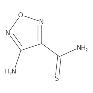 4-Amino-1,2,5-oxadiazole-3-carbothioamide Structure