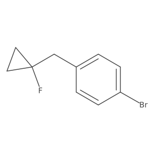 1-Bromo-4-((1-fluorocyclopropyl)methyl)benzene Structure