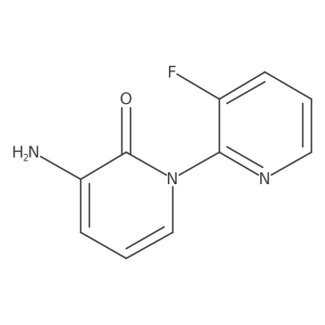 3-Amino-3'-fluoro[1(2H),2'-bipyridin]-2-one结构式