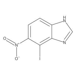 4-Iodo-5-nitro-1H-benzo[d]imidazole Structure