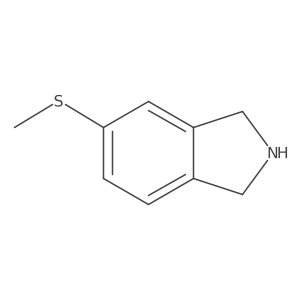 2,3-Dihydro-5-(methylthio)-1H-isoindole Structure