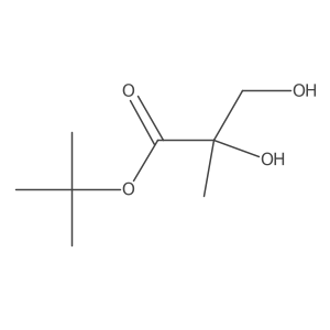Tert-butyl 2,3-dihydroxy-2-methylpropanoate Structure