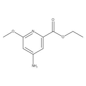Ethyl 4-amino-6-methoxypicolinate Structure