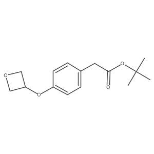 1,1-Dimethylethyl 4-(3-oxetanyloxy)benzeneacetate结构式
