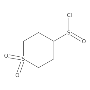 1,1-Dioxo-1lambda6-thiane-4-sulfinyl chloride Structure