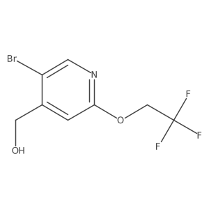[5-Bromo-2-(2,2,2-trifluoroethoxy)pyridin-4-yl]methanol Structure