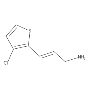 3-(3-Chlorothiophen-2-yl)prop-2-en-1-amine Structure