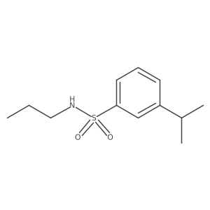 3-(propan-2-yl)-N-propylbenzene-1-sulfonamide Structure