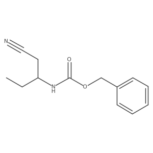 benzyl N-(1-cyanobutan-2-yl)carbamate Structure