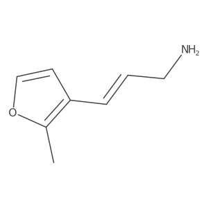3-(2-Methylfuran-3-yl)prop-2-en-1-amine Structure