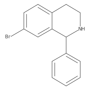 7-Bromo-1-phenyl-1,2,3,4-tetrahydroisoquinoline Structure